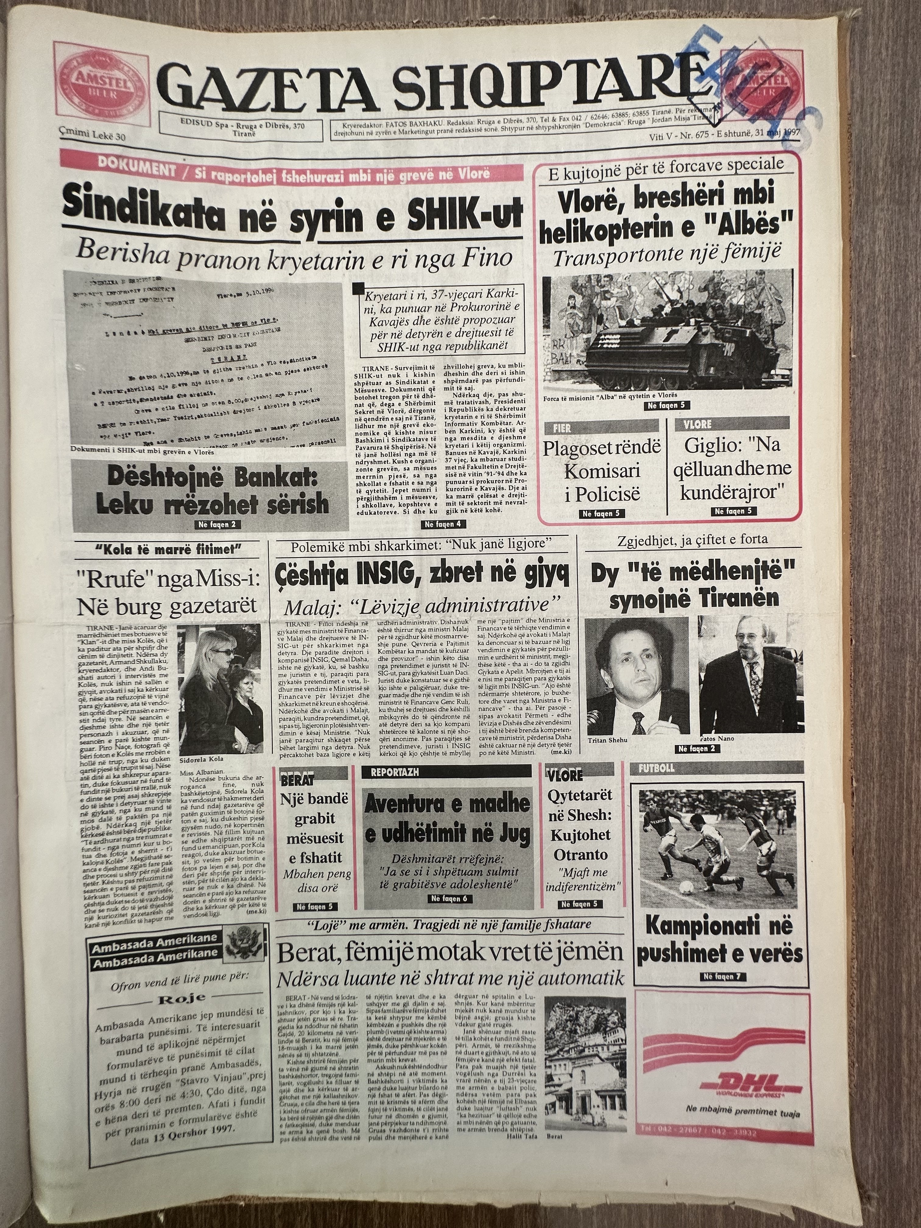 Gazeta Shqiptare 1997-12-13